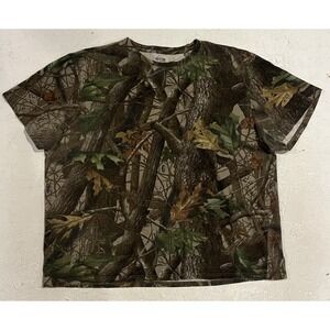 Outfitters Ridge Mens Realtree Camo Crewneck Short Sleeve Shirt 2XL‎ Hunting